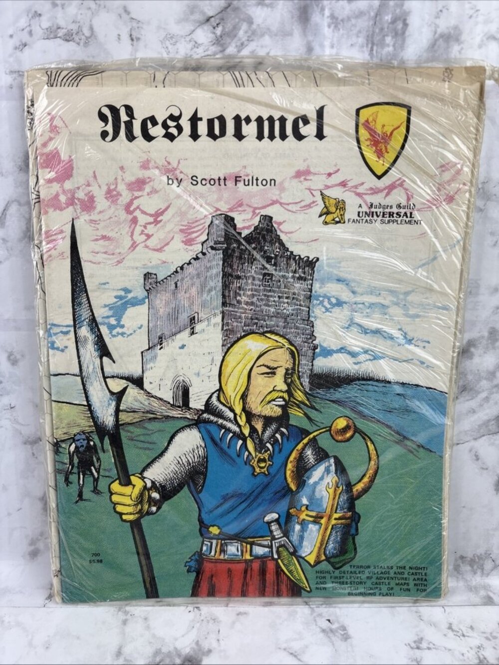 -NIP Judges Guild Restormel with Map RPG - Judges Guild Incorporated 1981